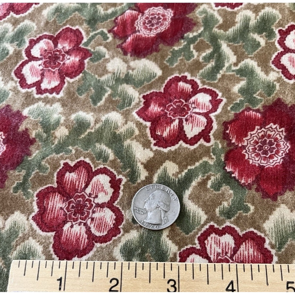 Fabric Quilt Craft Cotton Folk Art Christmas II By Robyn Pandolph Moda Flowers‎